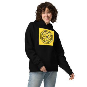 'Sacred Bloom' Unisex oversized hoodie