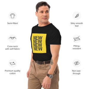 Men's premium cotton t-shirt - NEW