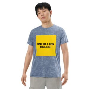 Faded Street Denim T-Shirt – UNFOLLOW RULES