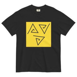 'Trinity Spiral' Neutral Fit garment-dyed heavyweight t-shirt