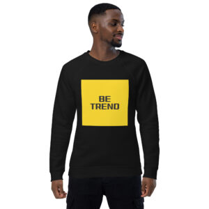 Unisex organic raglan sweatshirt - Be Trend
