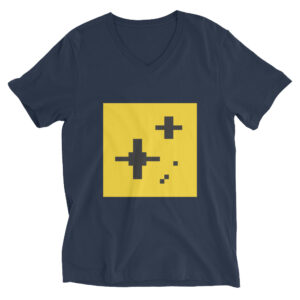 Unisex Short Sleeve V-Neck T-Shirt