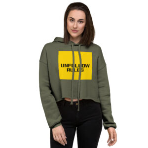 Boxy Fit Crop Hoodie – UNFOLLOW RULES
