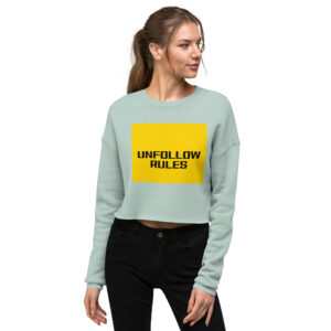 Cropped Pullover Sweatshirt – UNFOLLOW RULES