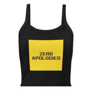 Premium Ribbed Tank Top – ZERO APOLOGIES