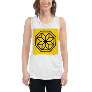 'Sacred Bloom' Ladies’ Muscle Tank