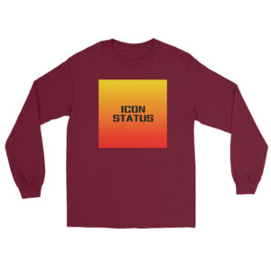 Men’s Long Sleeve Shirt "ICON STATUS"