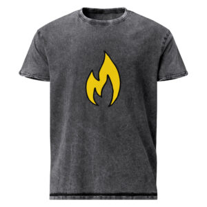 Denim T-Shirt "Fire Soul"