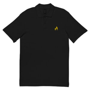Unisex pique polo shirt "Fire Soul"
