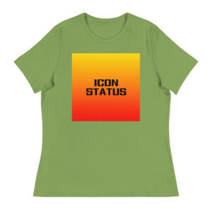 Women's Relaxed T-Shirt "ICON STATUS"